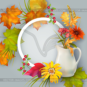 Autumn Card - vector clipart