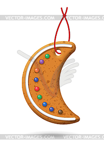 Christmas Gingerbread Icon - royalty-free vector clipart