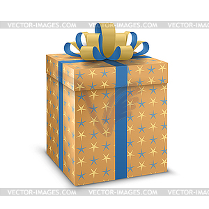 Christmas Gift Box - vector image
