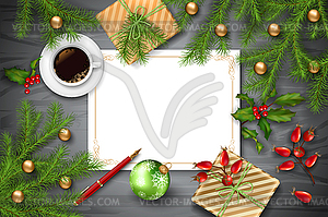 Christmas Background - vector clip art
