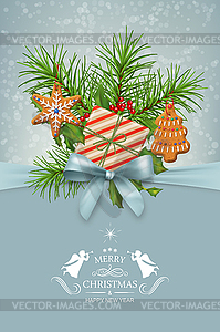 Christmas Card - vector clipart / vector image
