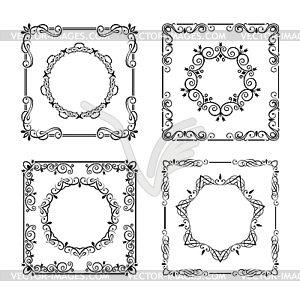 Vintage Frames Borders - vector image