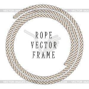 Rope Frame - vector image