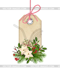 Christmas Label - vector image