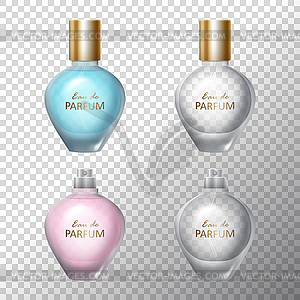 Perfume Bottle Set - vector clipart / vector image