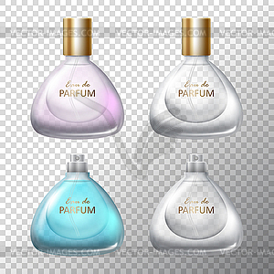 Perfume Bottle Set - vector clipart