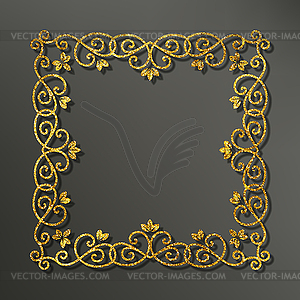 Gold Frame - vector image