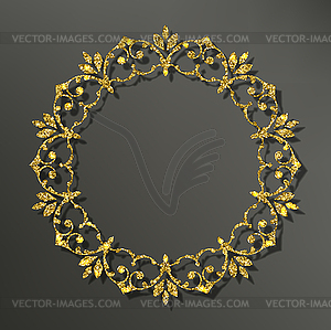 Gold Frame - vector image