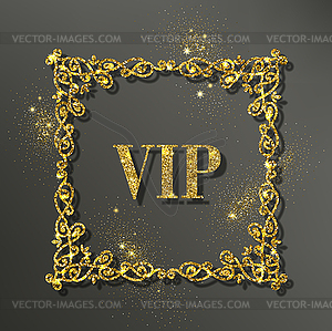 Gold Frame - vector clip art