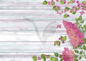 Spring Top View Background - vector clipart