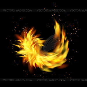 Fire Flame - vector clipart
