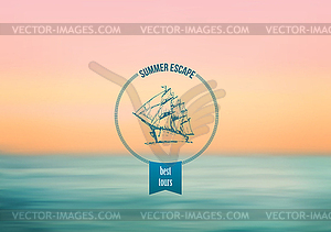 Sea Background - vector image