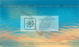 Sea Background - vector image