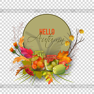 Autumn Card - vector image