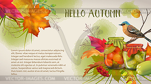 Autumn Background - vector clipart