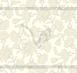 Seamless wallpaper pattern - vector clip art