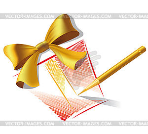 Карандашный рисунок из подарков - клипарт в векторе / векторное изображение