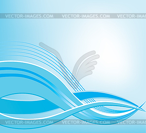 Abstract blue background - vector clipart