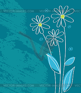 Abstract floral background - vector clipart / vector image