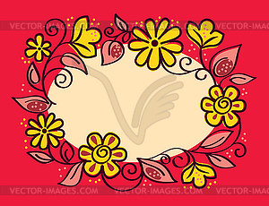 Floral design - vector clipart