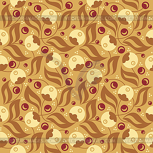 Floral background - color vector clipart