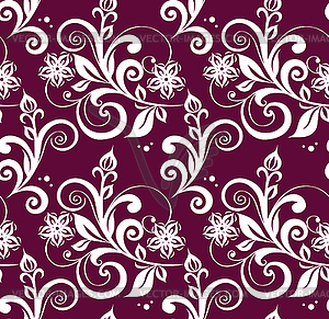 Floral pattern - vector clipart / vector image