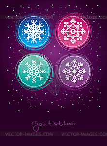 Christmas greeting card - vector clip art