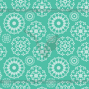 Christmas seamless background with snowflakes - vector clipart