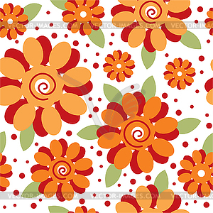 Floral pattern - vector clipart