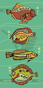 Fishes - vector clip art