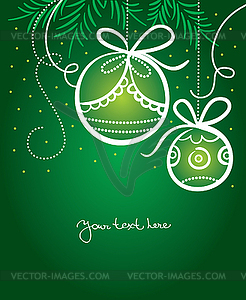 Christmas background - vector image