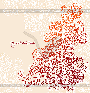 Floral background - vector clipart