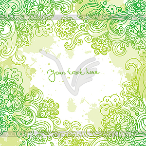 Floral background - vector EPS clipart