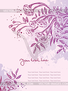 Floral background - vector EPS clipart