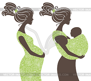 pregnant silhouette clip art free