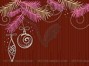 Christmas background - vector image