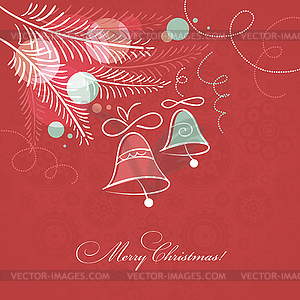 Christmas background - vector image