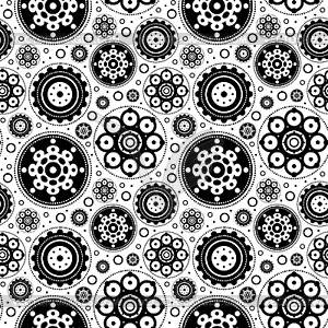 Abstract floral pattern - vector EPS clipart