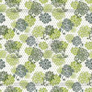 Floral seamless pattern - vector image