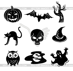 Halloween set - vector clipart