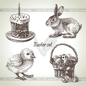 Easter set. s - vector clipart