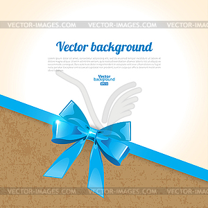 Elegant background with bow - vector image