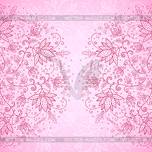 Rose background for messages drawing by hand - vector clip art