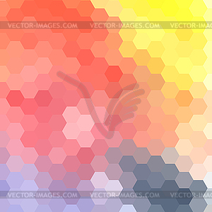 Bright abstract pattern polygons - royalty-free vector image