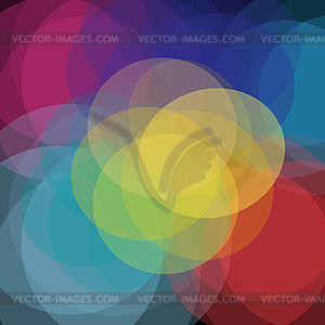 Transparent colorful abstract background - vector clipart