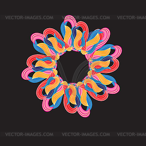 Abstract circular element - vector image