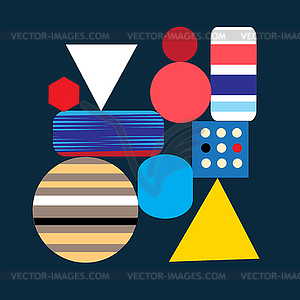 Abstract geometric background - vector clipart