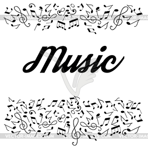 Musical notes - vector clipart