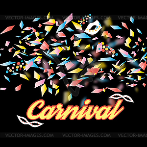 Красочный фон карнавал - векторный эскиз