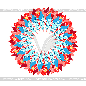 Abstract wreath - vector image